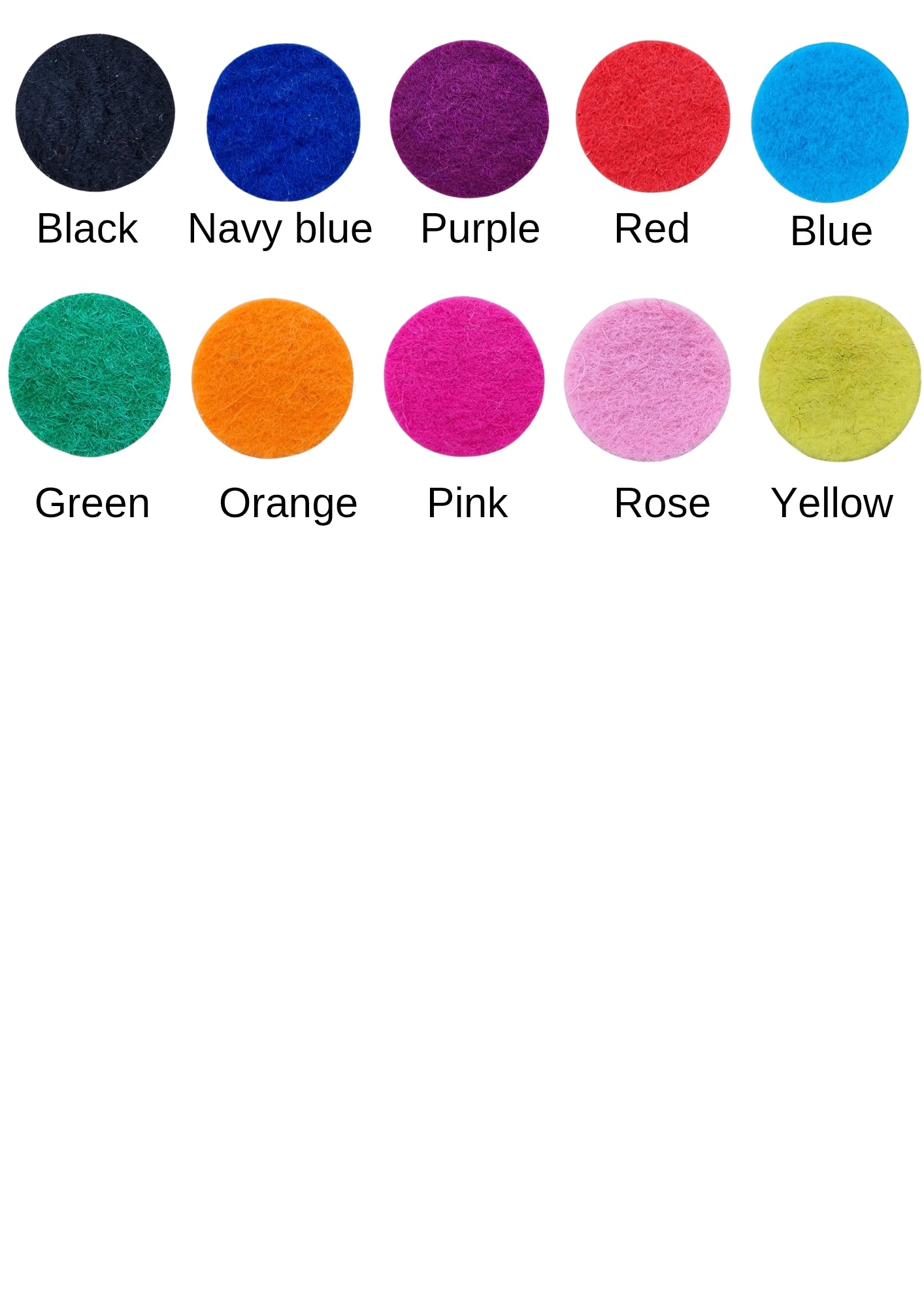 Pad 100%wool felt